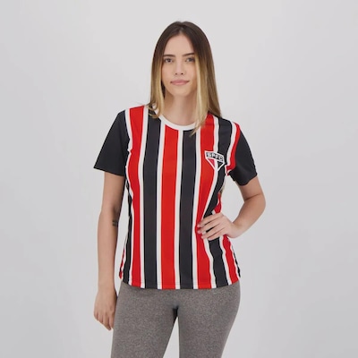 Camiseta São Paulo Calleri 9 Change Feminina FutFanatics - Foto 2