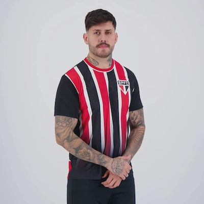 Camiseta São Paulo Calleri 9 Romper Masculina FutFanatics - Foto 3
