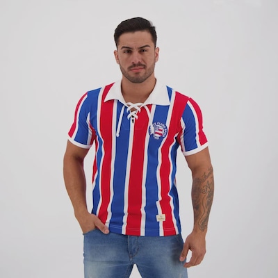 Camisetas Bahia Retrô Masculina FutFanatics - Foto 3