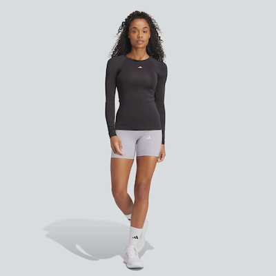 Camiseta adidas Techfit Manga Longa Feminina - Foto 5