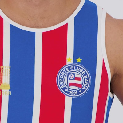 Camiseta Regata Bahia Retrô 1988 Masculina FutFanatics - Foto 4
