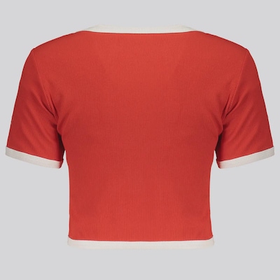 Camiseta Cropped Fila Rib Feminina - Foto 3