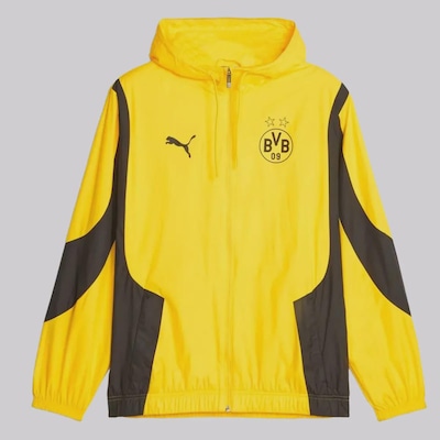Jaqueta Borussia Dortmund Pré-Jogo Hino Puma Masculina - Foto 4