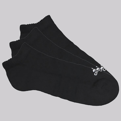 Meia Cano Baixo adidas Unissex - 6 pares - Foto 2