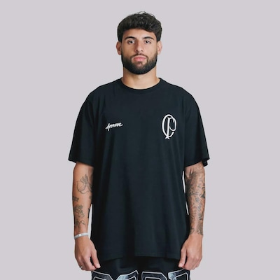 Camiseta Approve Collab Corinthians Fé Alvinegra Masculina - Foto 1