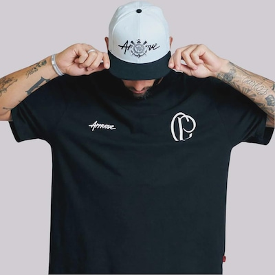 Camiseta Approve Collab Corinthians Fé Alvinegra Masculina - Foto 5
