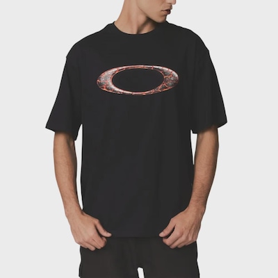 Camiseta Oakley Ellipse Magma Masculina - Foto 1