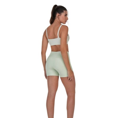 Bermuda Alto Giro Elástico Personalizado Feminina - Foto 2