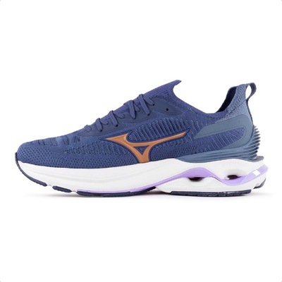 Tênis Mizuno Wave Mirai 7 Feminino + 3 Pares de Meias - Foto 2