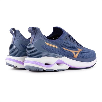 Tênis Mizuno Wave Mirai 7 Feminino + 3 Pares de Meias - Foto 3