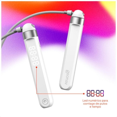 Corda de Pular Inteligente Geonav Bluetooth - Foto 5