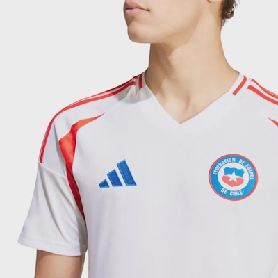Camisa Chile II 2024/25 adidas FFC Torcedor Masculina - Foto 3