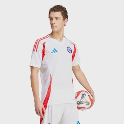 Camisa Chile II 2024/25 adidas FFC Torcedor Masculina - Foto 4