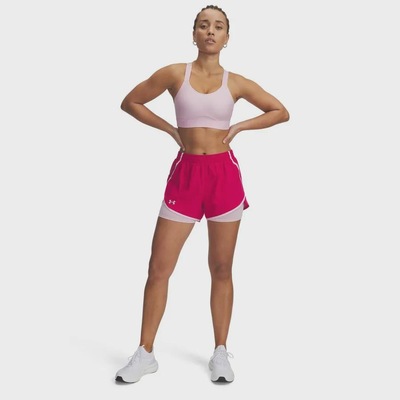 Shorts de Corrida 2 em 1 Under Armour Fly By Feminino - Foto 4