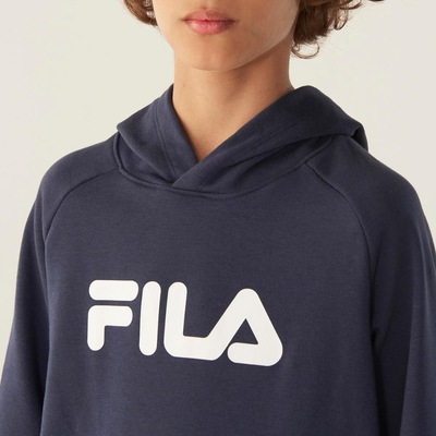 Casaco Com Capuz Fila Canguru Letter B. Infantil - Foto 4