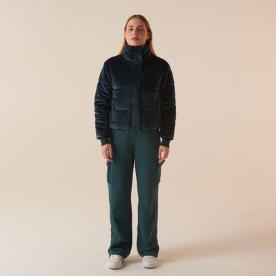 Jaqueta Fila Velour Puffer Feminina - Foto 3