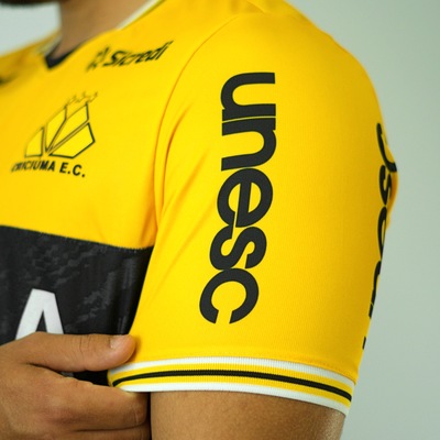 Camisa Criciúma Volt 2025 Uniforme 1 Torcedor Número 10 Masculino - Foto 4