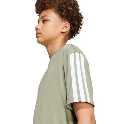 Camiseta adidas 3 Stripes Infantil - Foto 3