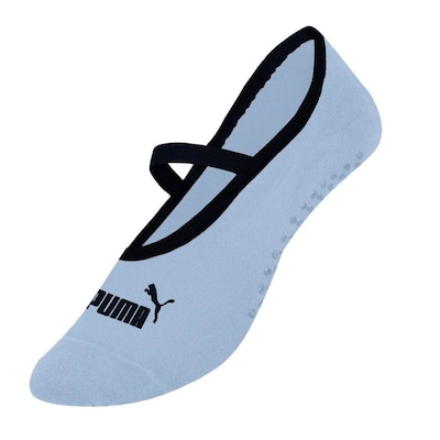 Meia Puma Sapatilha Pilates Antiderrapante Feminina - Foto 2