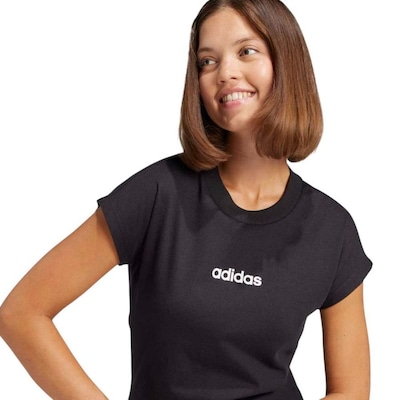 Camiseta adidas Logo Linear Feminina - Foto 3