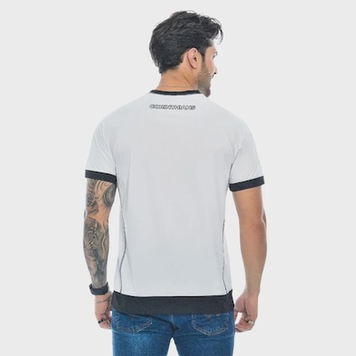 Camiseta Coimbra Corinthians Trancador com Punho Unissex - Foto 3