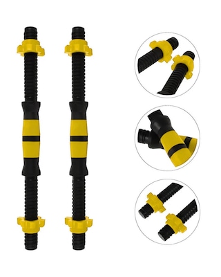 Barra Halter Com Rosca Rápida Para Musculação Yangfit – Par - Foto 3