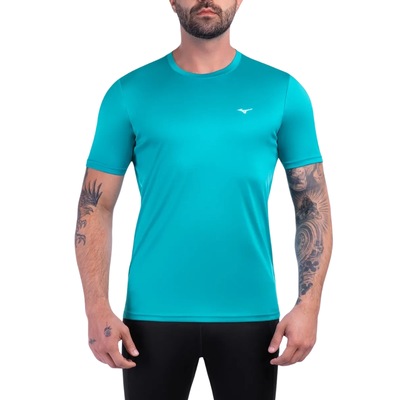 Camiseta Mizuno Spark 2 Turquesa Masculino - Foto 1
