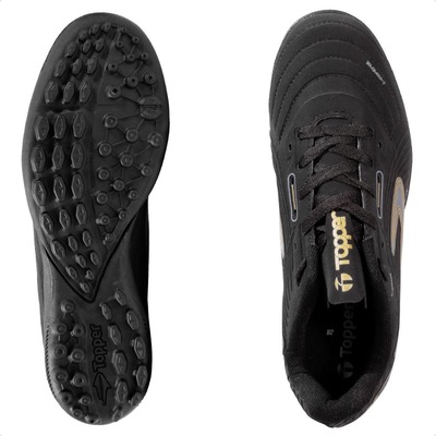 Chuteira De Society Topper Top Drible VI Masculino + Meião Penalty Matis 788 - Foto 6