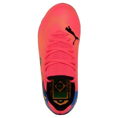 Chuteira de Society Infantil Puma Future 7 Play Neymar Jr - Foto 3