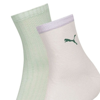 Kit 2 Pares de Meias Cano Médio Puma Esportiva Feminina - Foto 2