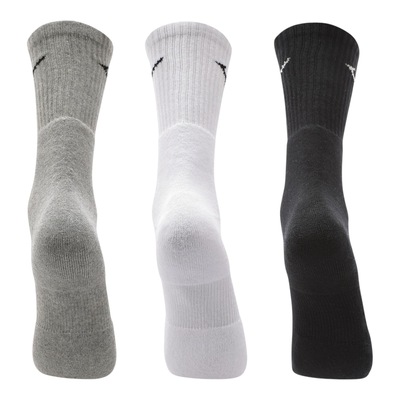 Meia Cano Médio Mizuno Prime Atoalhada Kit 3 Pares Unissex - Foto 3