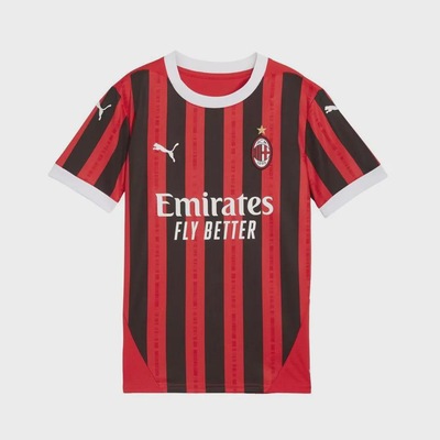 Camisa Ac Milan I 24/25 Puma Infantil - Foto 1