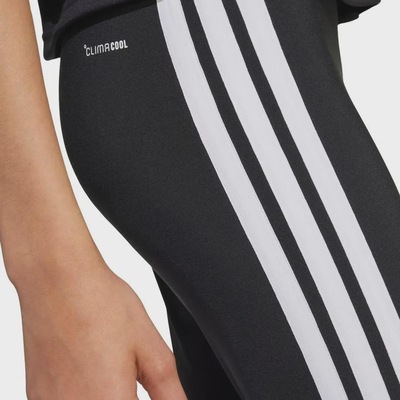Calça Legging Adidas Essentials 3 Stripes Infantil - Foto 4