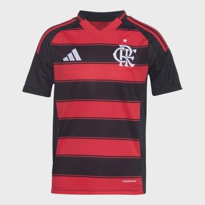 Camisa do Flamengo I 25/26 Adidas Torcedor Infantil - Foto 1