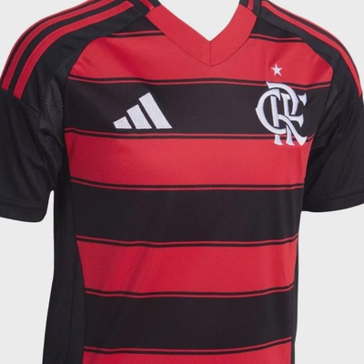 Camisa do Flamengo I 25/26 Adidas Torcedor Infantil - Foto 3