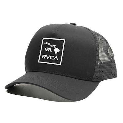 Boné Aba Curva RVCA Hawai Aloha Trucker SM26 Unissex - Foto 1