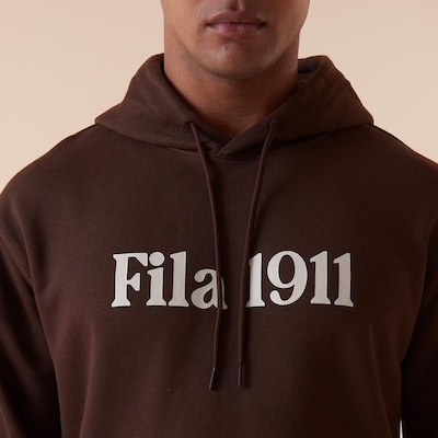 Casaco Com Capuz Fila Comfort Letter III Masculino - Foto 5