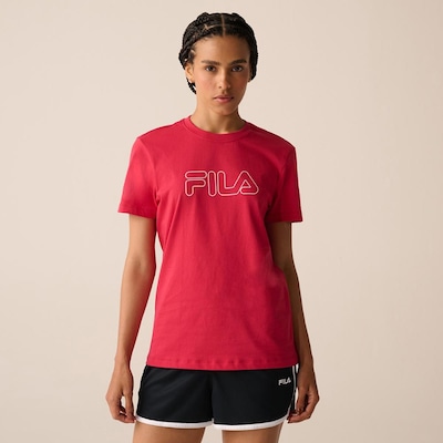 Camiseta Fila Regular Basic Outline Feminina - Foto 1