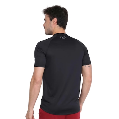 Camisa Under Amour Tech 2.0 Preto-Masculino - Foto 4