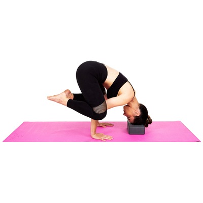 Kit Yoga Vollo Tapete Antiderrapante Treino + Bloco Tijolo Pilates - Foto 6