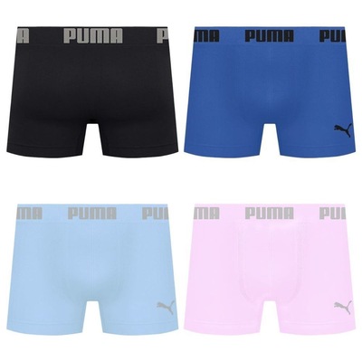 Kit 4 Cuecas Puma Boxer Sem Costura Masculina - Foto 1