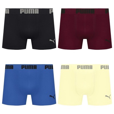 Kit 4 Cuecas Puma Boxer Sem Costura Masculina - Foto 1