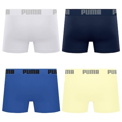 Kit 4 Cuecas Puma Boxer Sem Costura Masculina - Foto 2