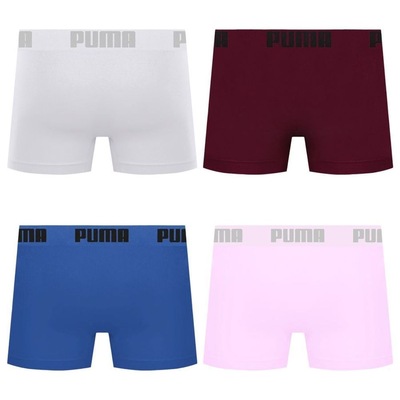 Kit 4 Cuecas Puma Boxer Sem Costura Masculina - Foto 2