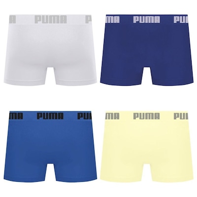 Kit 4 Cuecas Puma Boxer Sem Costura Masculina - Foto 2