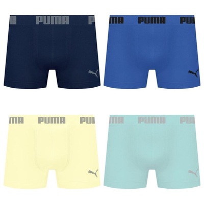 Kit 4 Cuecas Puma Boxer Sem Costura Masculina - Foto 1