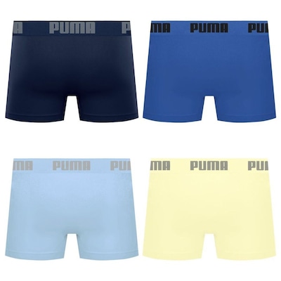 Kit 4 Cuecas Puma Boxer Sem Costura Masculina - Foto 2