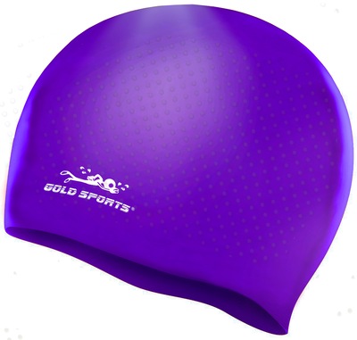 Touca de Natação Gold Sports Massagem De Silicone - Foto 1