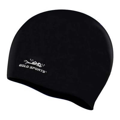 Touca de Natação Gold Sports Pro De Silicone Adulo - Foto 1