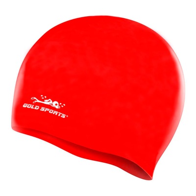Touca de Natação Gold Sports Pro De Silicone Adulo - Foto 1